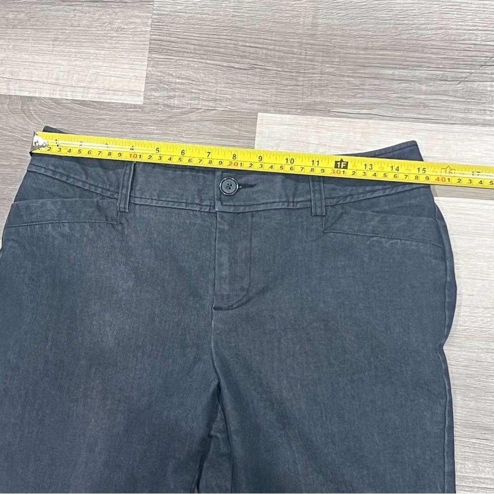 Bass & Co. Women’s Charcoal Straight Mid Rise Denim Pants Size 8 - Picture 7 of 9